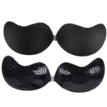 Strapless Self Adhesive Women Front Buckle Palm Silicone Bra - Image 2