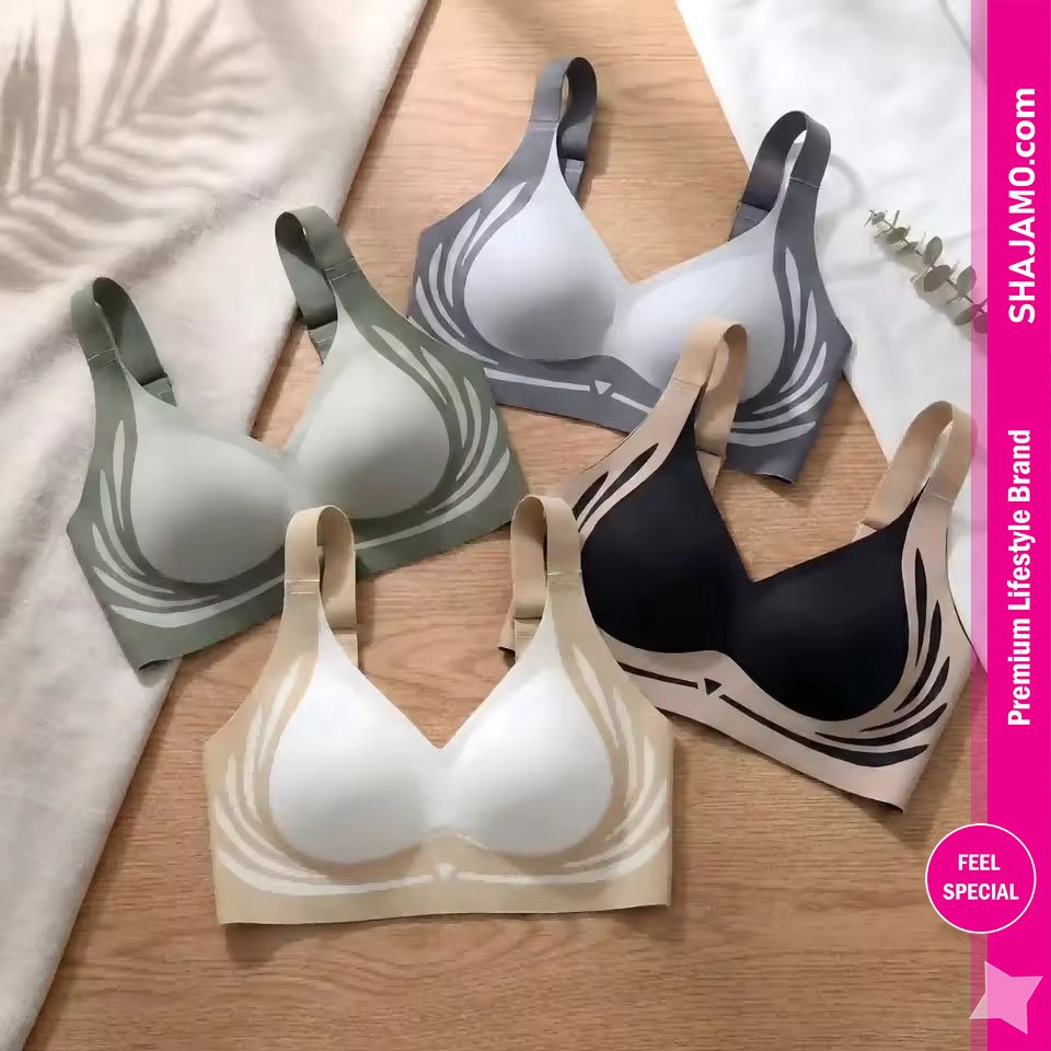 Imported Comfy Seamless Push Up Vest Bra