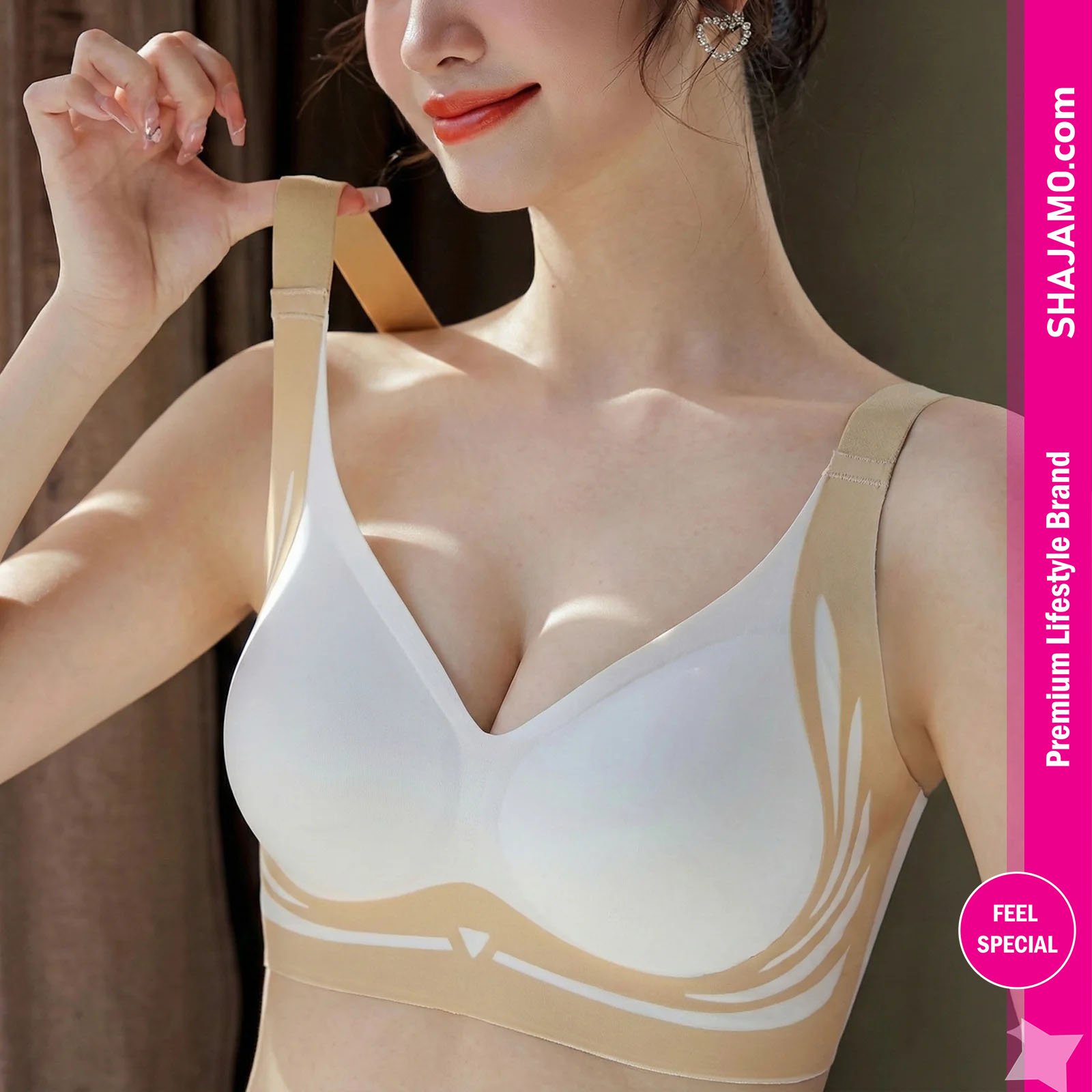 Imported Comfy Seamless Push Up Vest Bra