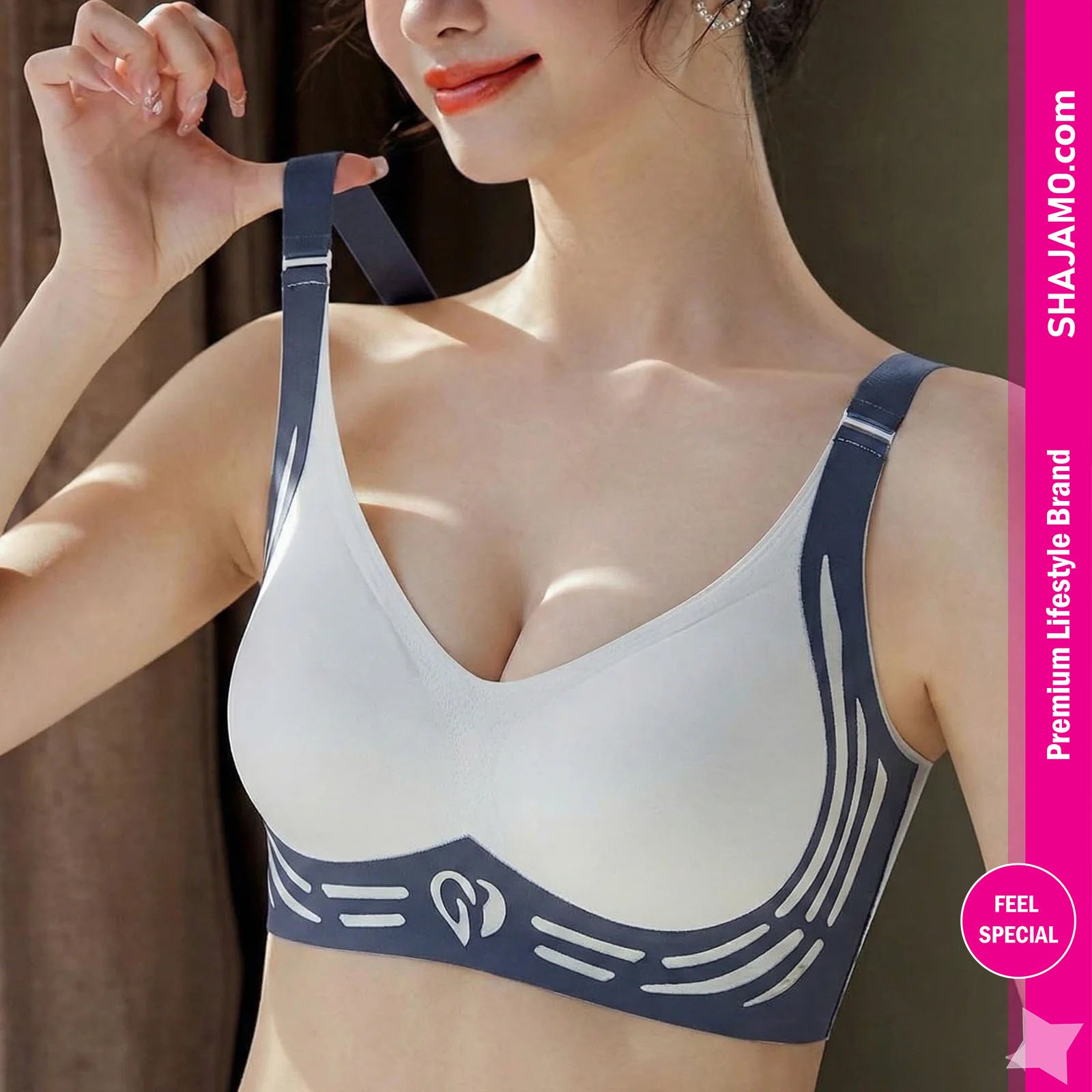 Imported Comfy Seamless Push Up Vest Bra